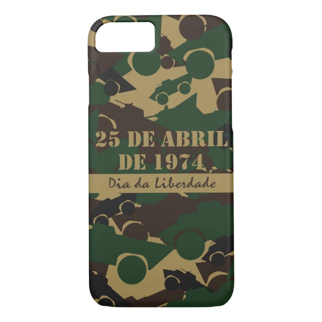 Coques Case-Mate iPhone Motif de camouflage de véhicule militaire (Dos)