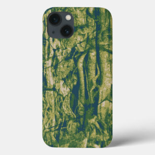 Etui iPhone 13 Motif de camouflage d'écorce d'arbre