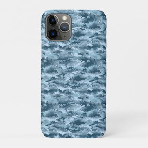 Case-Mate iPhone Case Motif de camouflage pixelisé militaire bleu