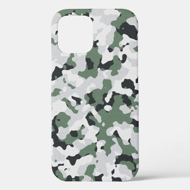 Coques Case-Mate iPhone Motif de camouflage vert Coque-coque iphone Mate (Verso)