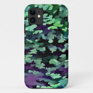 Coque Case-Mate Pour iPhone Motif de camouflage vert Jade et violet