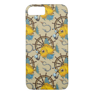 Coque Case-Mate iPhone Motif de capitaine de la marine marchande poisson