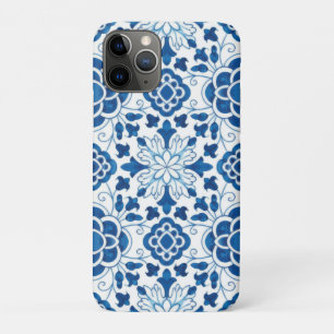 Case-Mate iPhone Case Motif de carreaux bleu azulejos Vintage