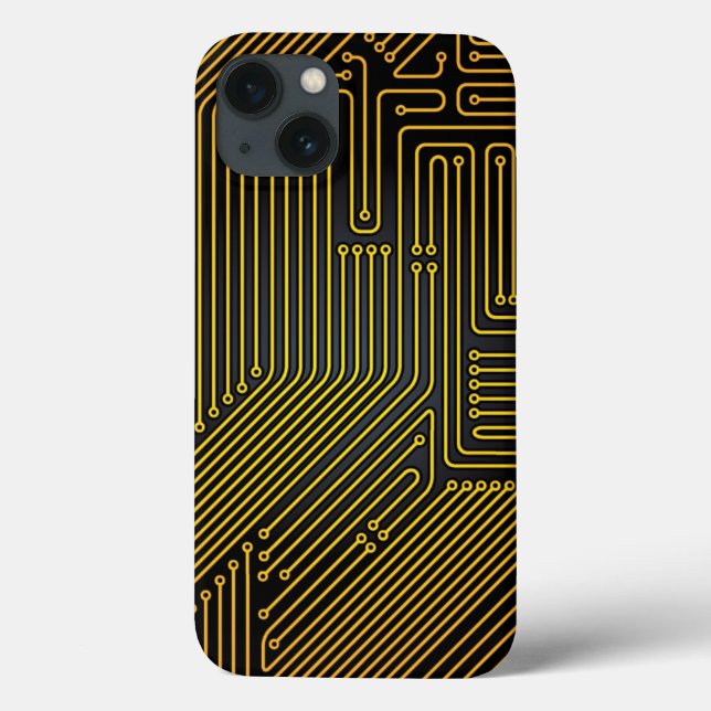 Coques Case-Mate iPhone Motif de carte de circuit informatique (Verso)