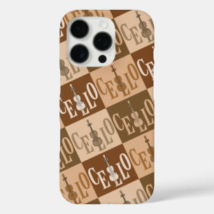 Coque iPhone 16 Pro Motif de Cellos coloré