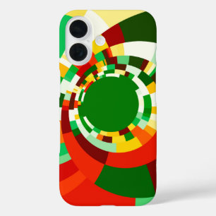 Coque Pour iPhone 16 Motif de cercles abstraits