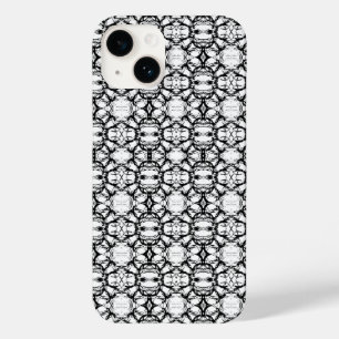 Coque Case-Mate iPhone Motif de cercles noir et blanc