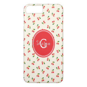 Coque Case-Mate Pour iPhone Motif de cerise rouge rétro féminin