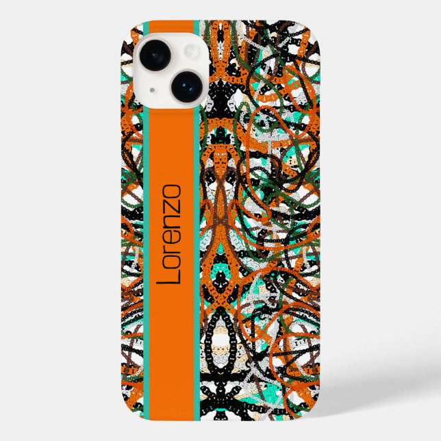 Coques Case-Mate iPhone Motif de chaîne (Verso)