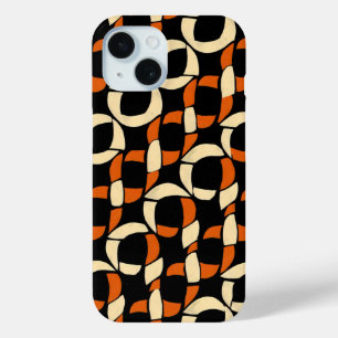 Coque Case-Mate iPhone Motif de chaîne orange jaune