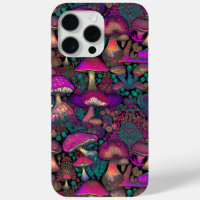 Motif de champignon psychédélique Trippy