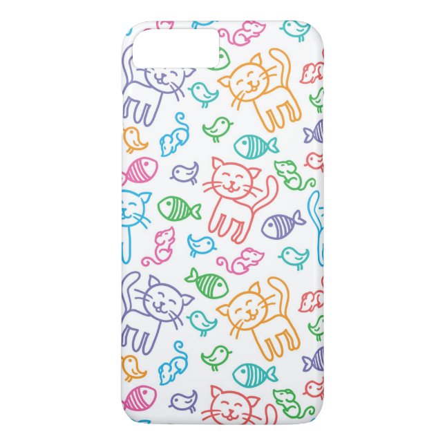 Coques Case-Mate iPhone motif de chat (Dos)