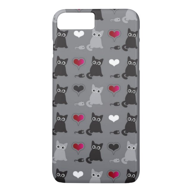 Coques Case-Mate iPhone motif de chaton et de souris (Dos)