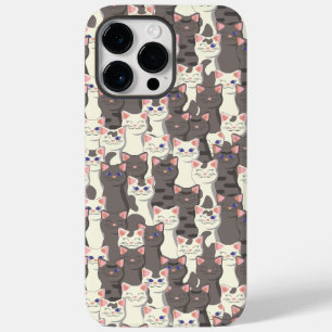 Coque Case-Mate iPhone Motif de chats blancs et gris