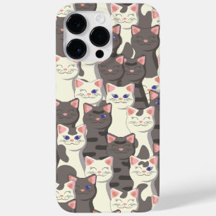 Coque Case-Mate iPhone Motif de chats blancs et gris