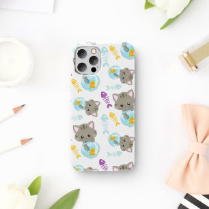 Case-Mate iPhone Case Motif De Chats, Chats Mignons, Chatons, Poisson