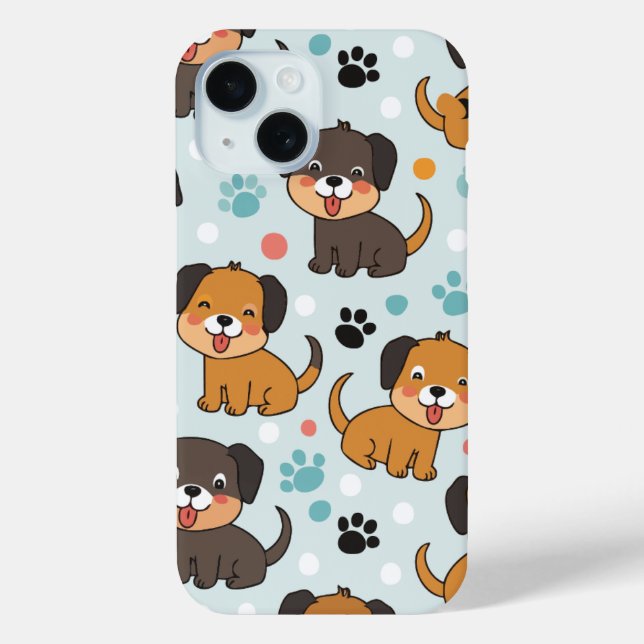 Coques Case-Mate iPhone Motif de chien (Verso)