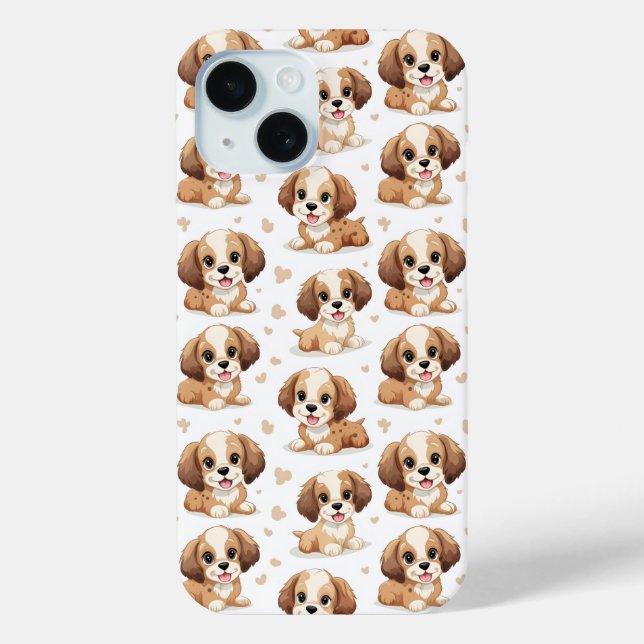 Coques Case-Mate iPhone Motif de chiot (Verso)