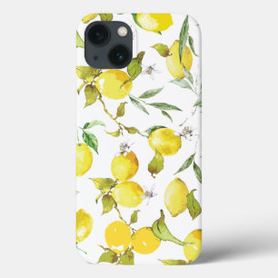 Case-Mate iPhone Case Motif de citron à l'aquarelle