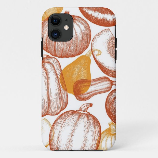 Coques Case-Mate iPhone Motif de citrouille (Dos)