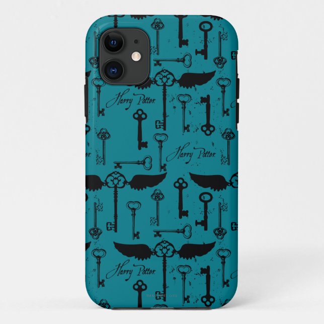 Coques Case-Mate iPhone Motif de clés volantes HARRY POTTER™ (Dos)