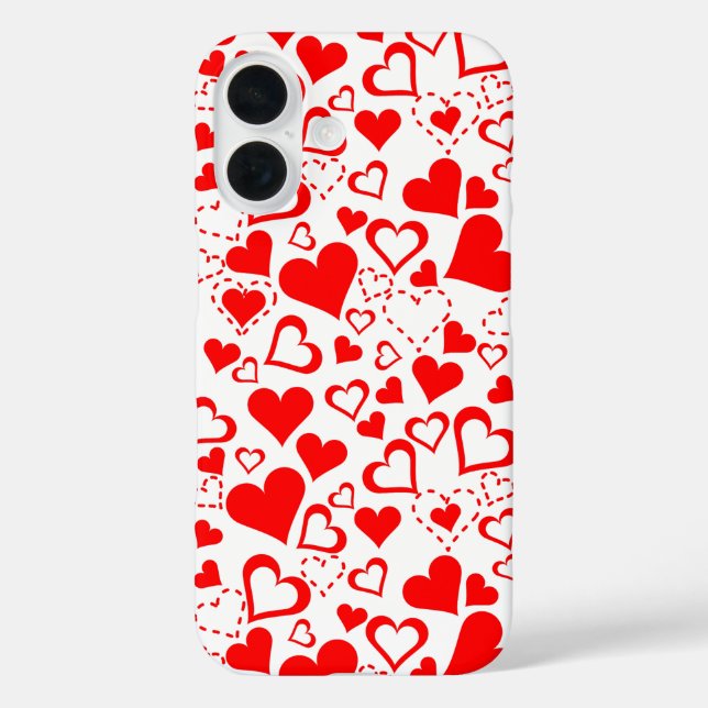 Coques Case-Mate iPhone Motif de coeur (Verso)