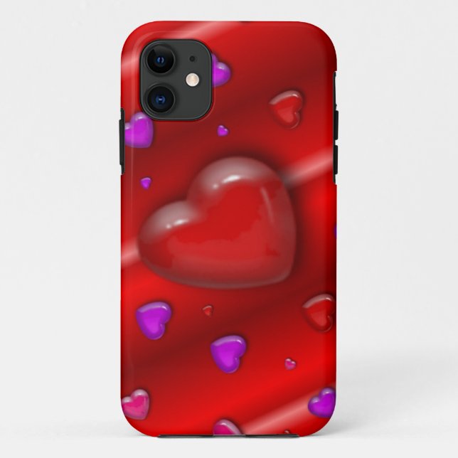 Coques Case-Mate iPhone Motif de coeur (Dos)