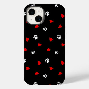 Coque Case-Mate iPhone Motif de coeur des pattes de chien