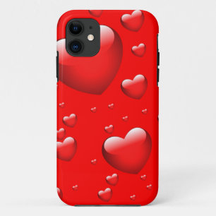 Coques Pour iPhone Motif de coeur flottant