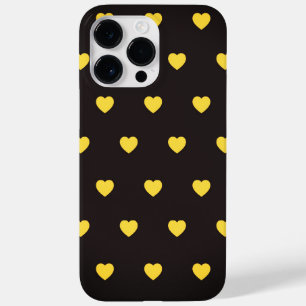 Coque Case-Mate iPhone Motif de cœurs jaunes