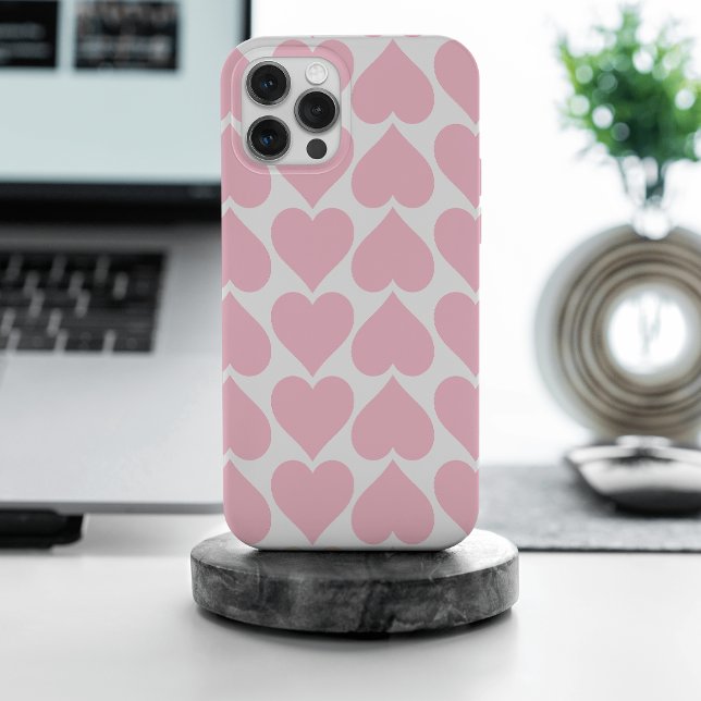 Coques Case-Mate iPhone Motif de coeurs roses, romantique, amour (Créateur téléchargé)