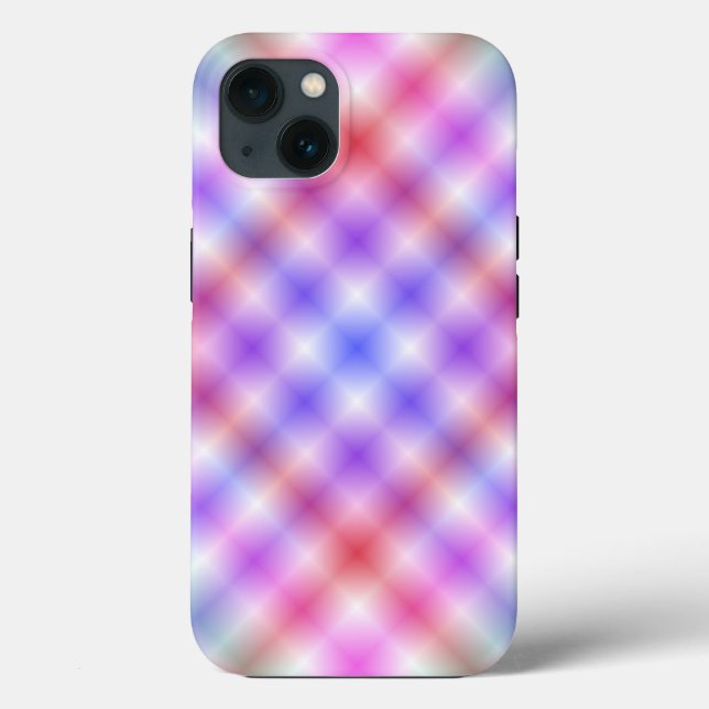 Coques Case-Mate iPhone motif de conception de texture à carreaux (Verso)