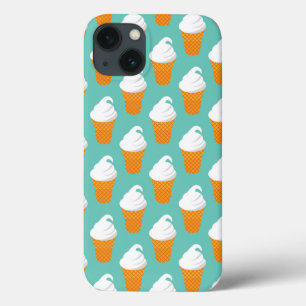 iPhone 13 Case Motif de cône de glace vanille