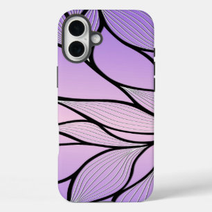 Coque Pour iPhone 16 Plus Motif de congé créatif Pearlescent violet