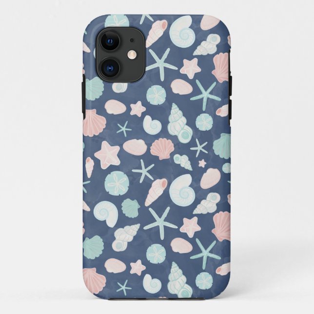 Coques Case-Mate iPhone motif de coquillages (Dos)