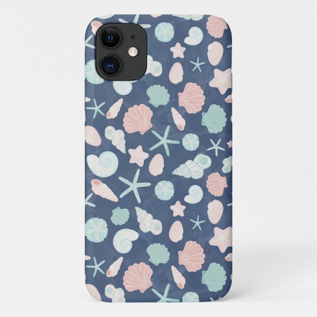 Coques Case-Mate iPhone motif de coquillages (Dos)