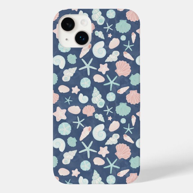 Coques Case-Mate iPhone motif de coquillages (Verso)