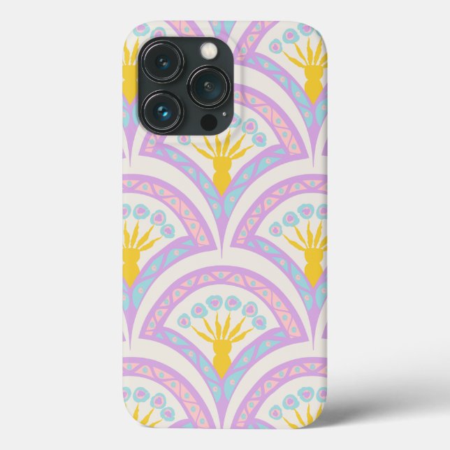 Coques Case-Mate iPhone Motif de coquille de couleur pastel (Verso)