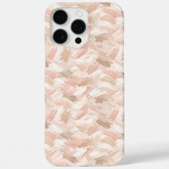Coques Case-Mate iPhone Motif de coup de pinceau abstrait (Verso)