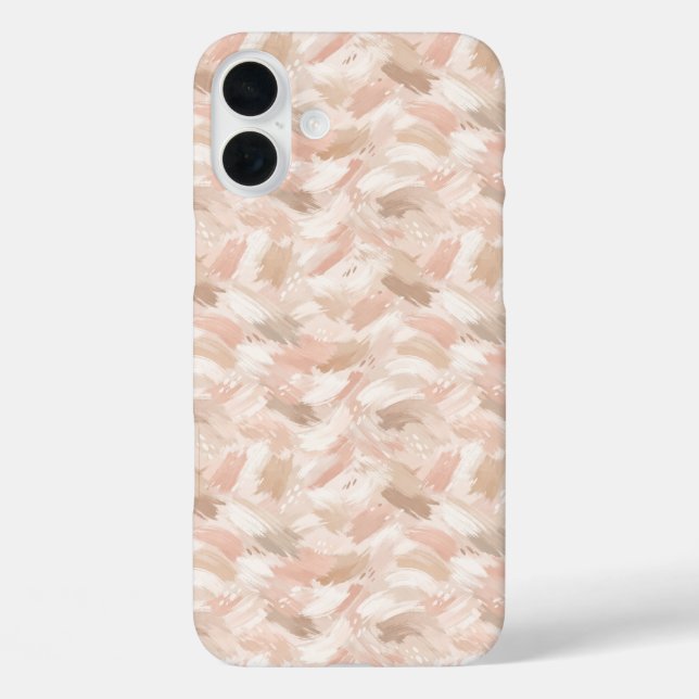 Coques Case-Mate iPhone Motif de coup de pinceau abstrait (Verso)