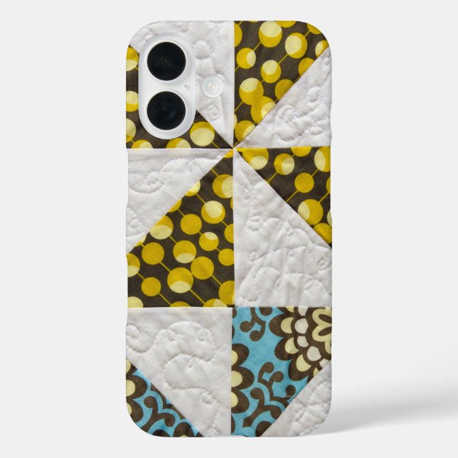 Coques Case-Mate iPhone Motif de courtepoint ancien (Verso)