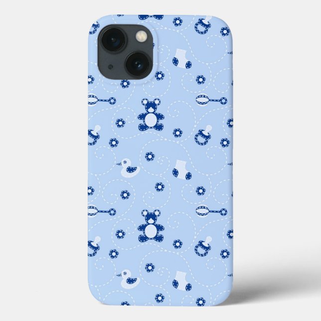 Coques Case-Mate iPhone Motif de courtepointe pour bébé (Verso)