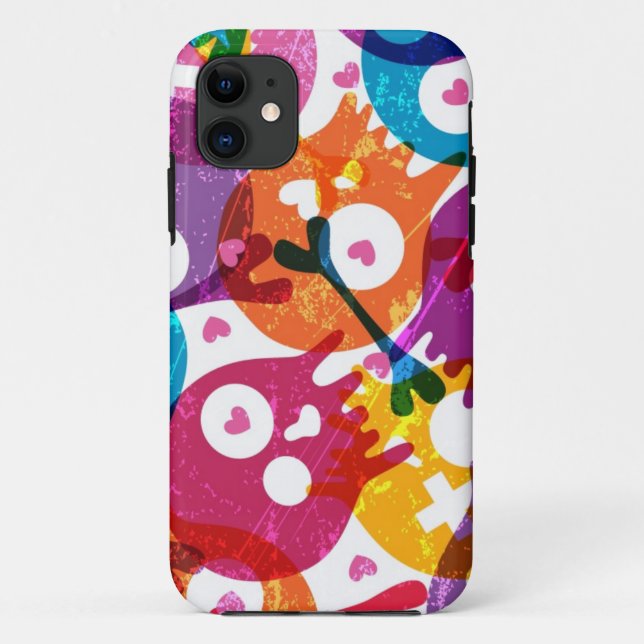 Coques Case-Mate iPhone Motif de crânes (Dos)