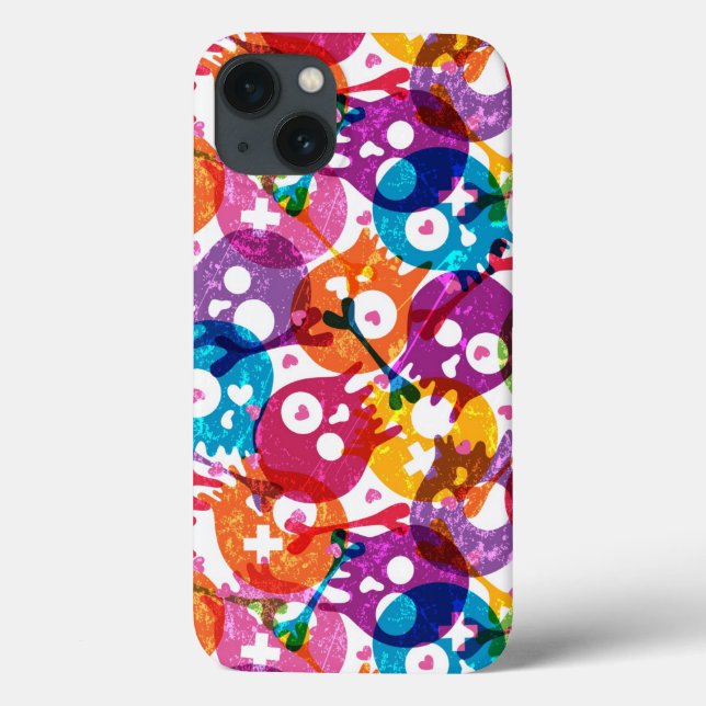 Coques Case-Mate iPhone Motif de crânes 3 (Verso)