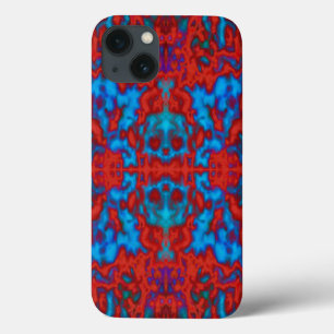 Coque Case-Mate iPhone Motif de crânes psychédéliques colorés