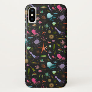 Coque iPhone X Motif de créatures de mer
