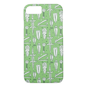 Coque iPhone 8/7 Motif de crocodile de croquis