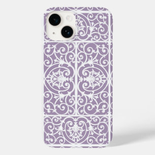 Coque Case-Mate iPhone Motif de défilement Lavender