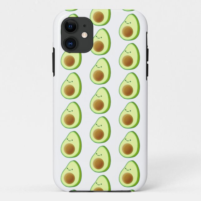 Coques Case-Mate iPhone Motif de dessin mignon Avocado (Dos)