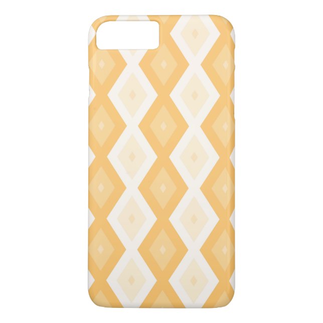Coques Case-Mate iPhone Motif de diamant jaune (Dos)